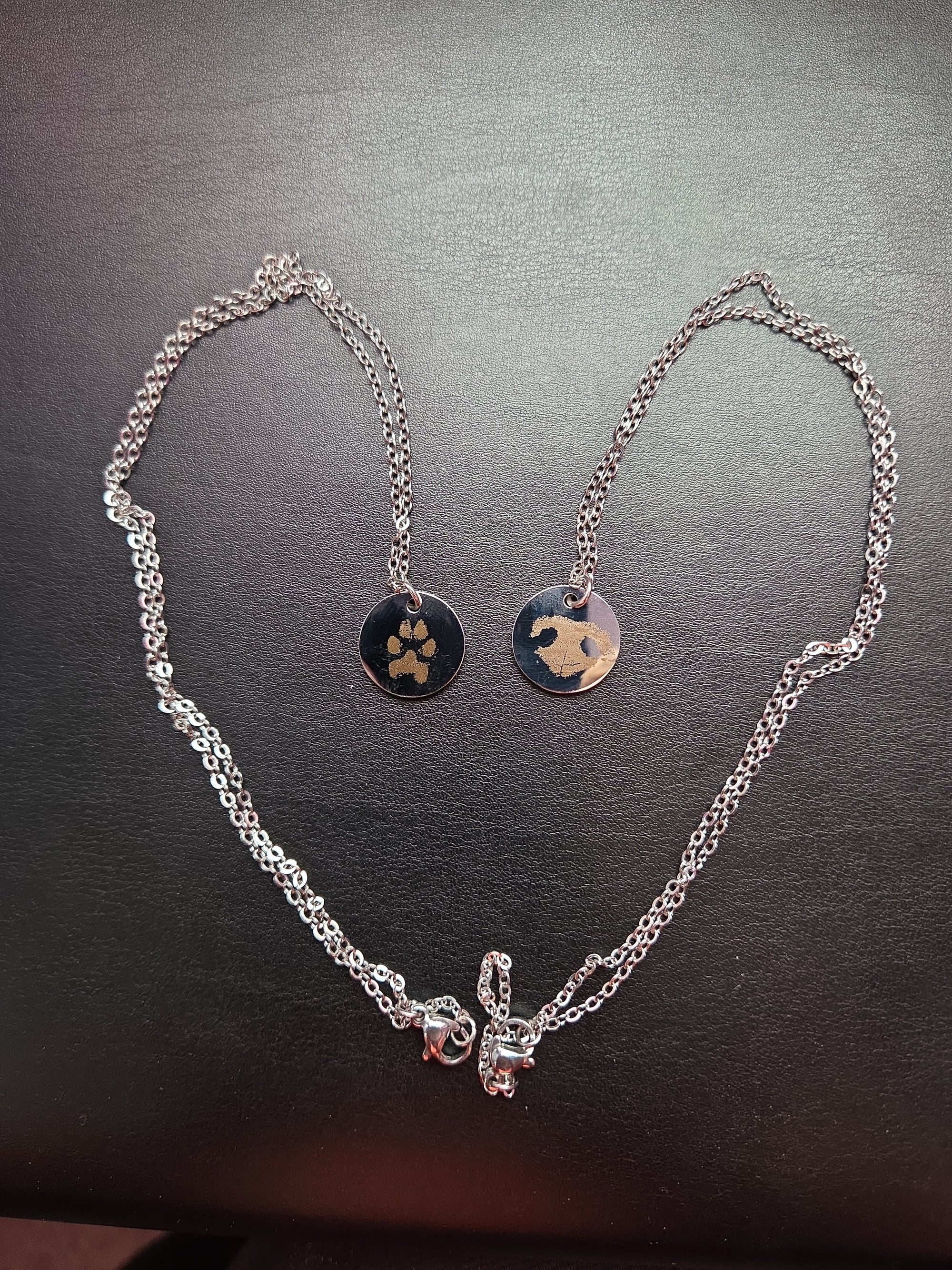 Pet Paw/Nose Print Necklaces
