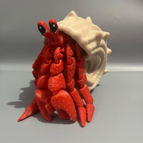 Articulated Hermit Crab Figure
