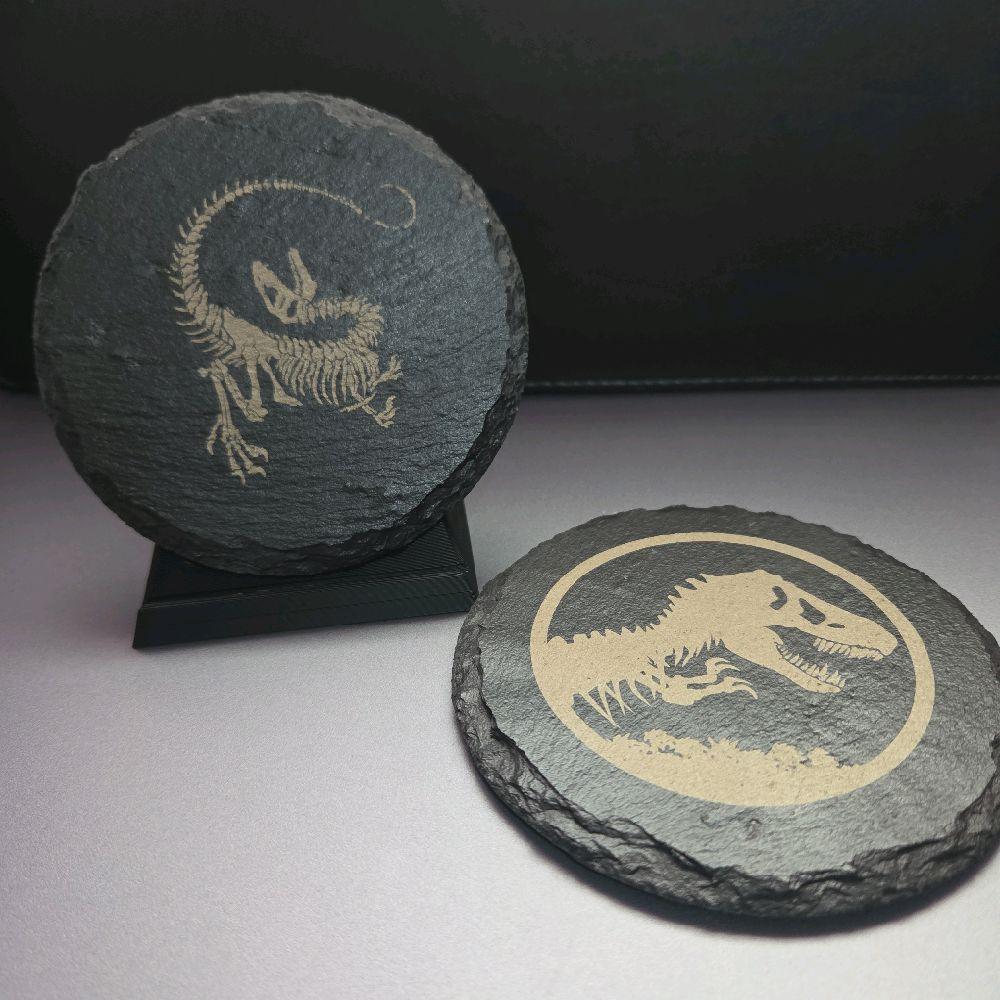 Jurassic Park Slate Coasters