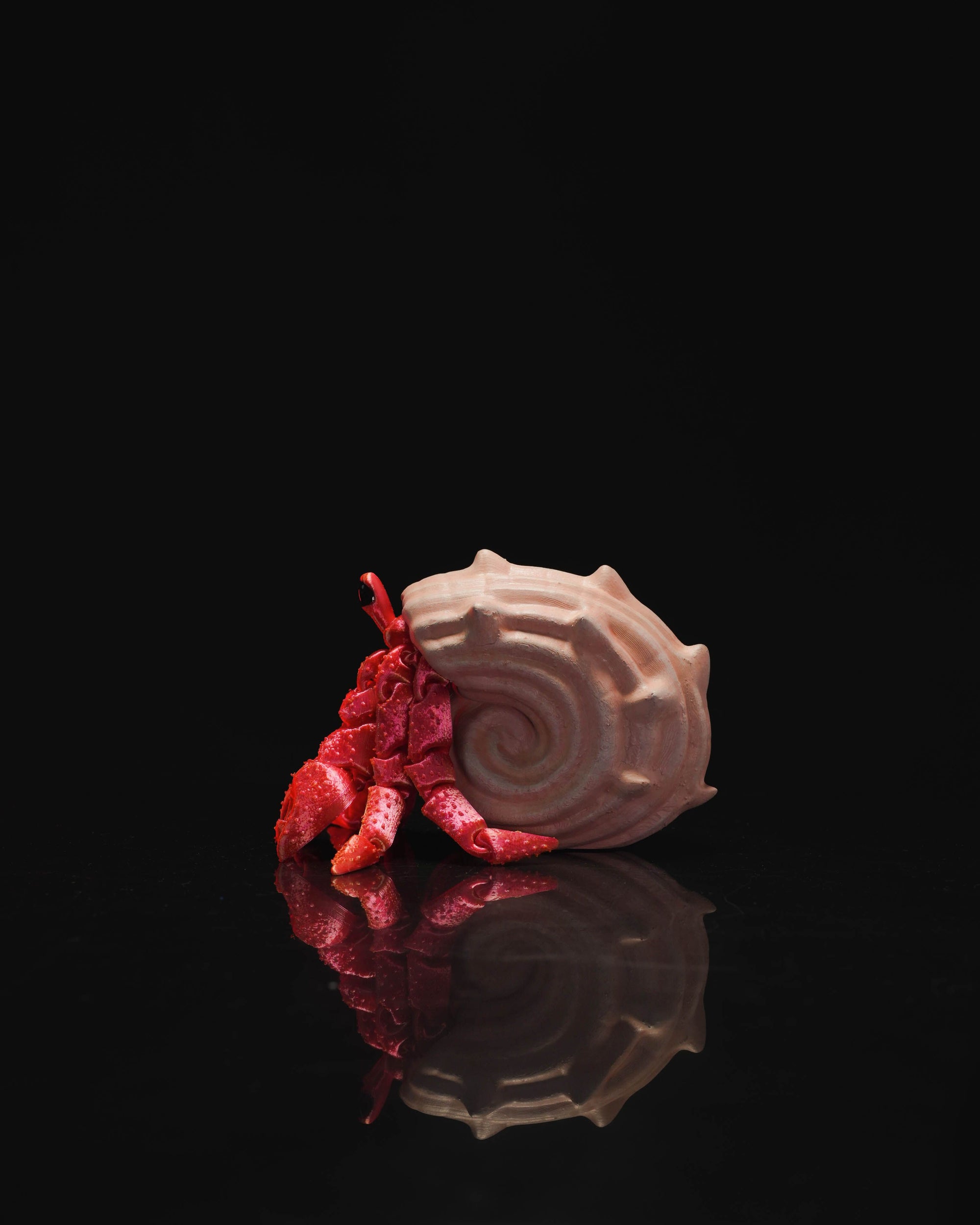 Articulated Hermit Crab Figure