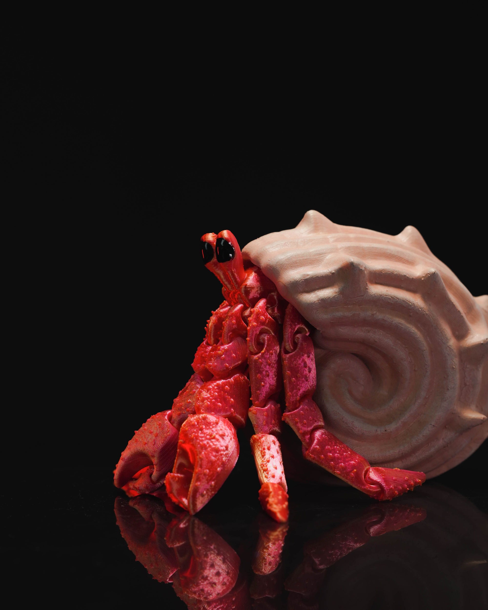 Articulated Hermit Crab Figure
