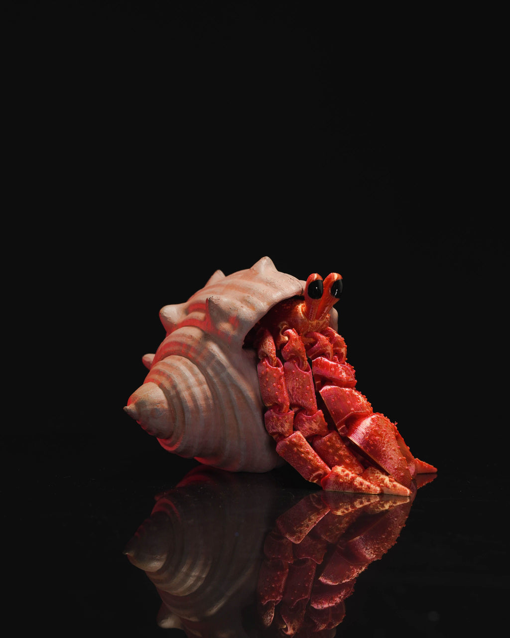 Articulated Hermit Crab Figure