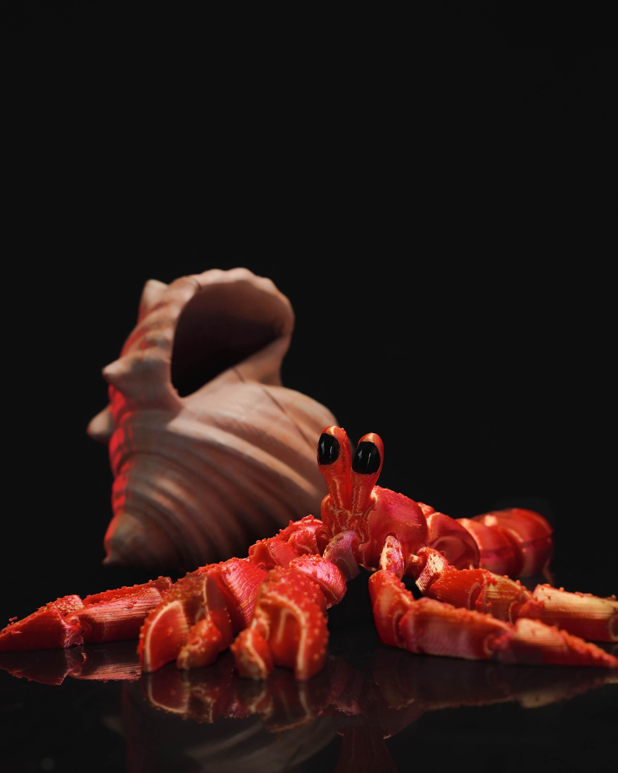 Articulated Hermit Crab Figure