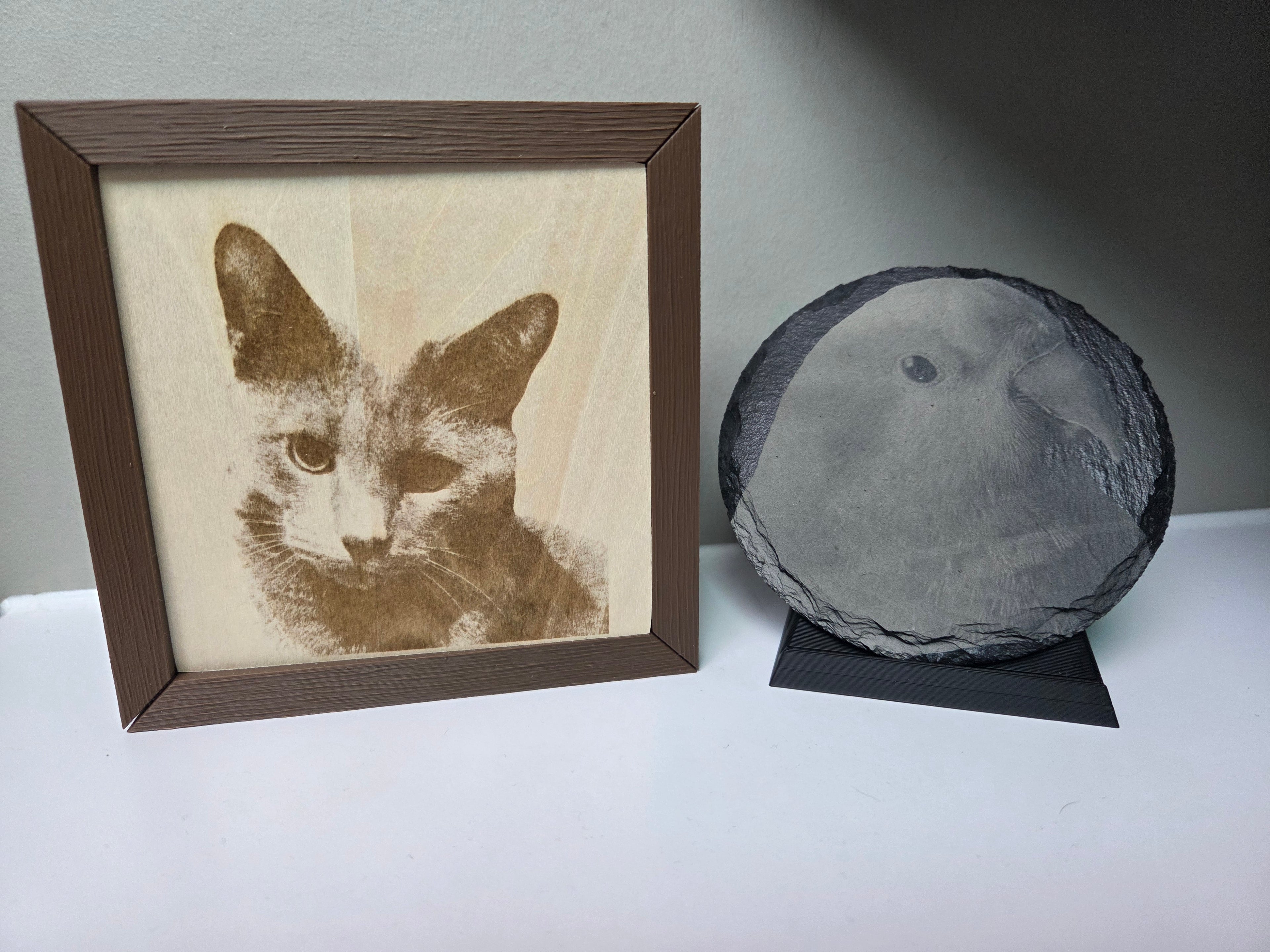 Engraved Pet Portrait Plaque